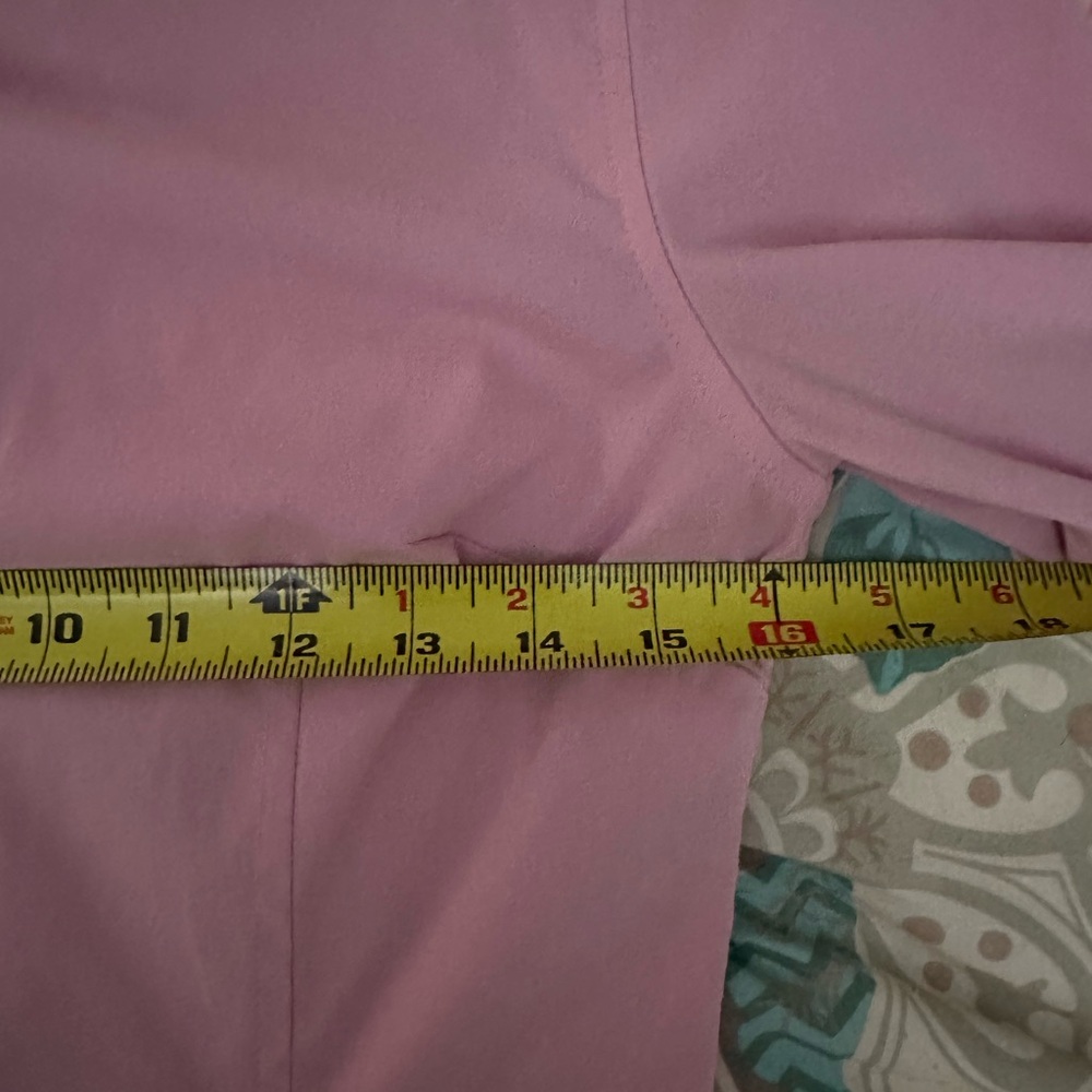Pink 3/4 slv button down - Picture 4 of 5